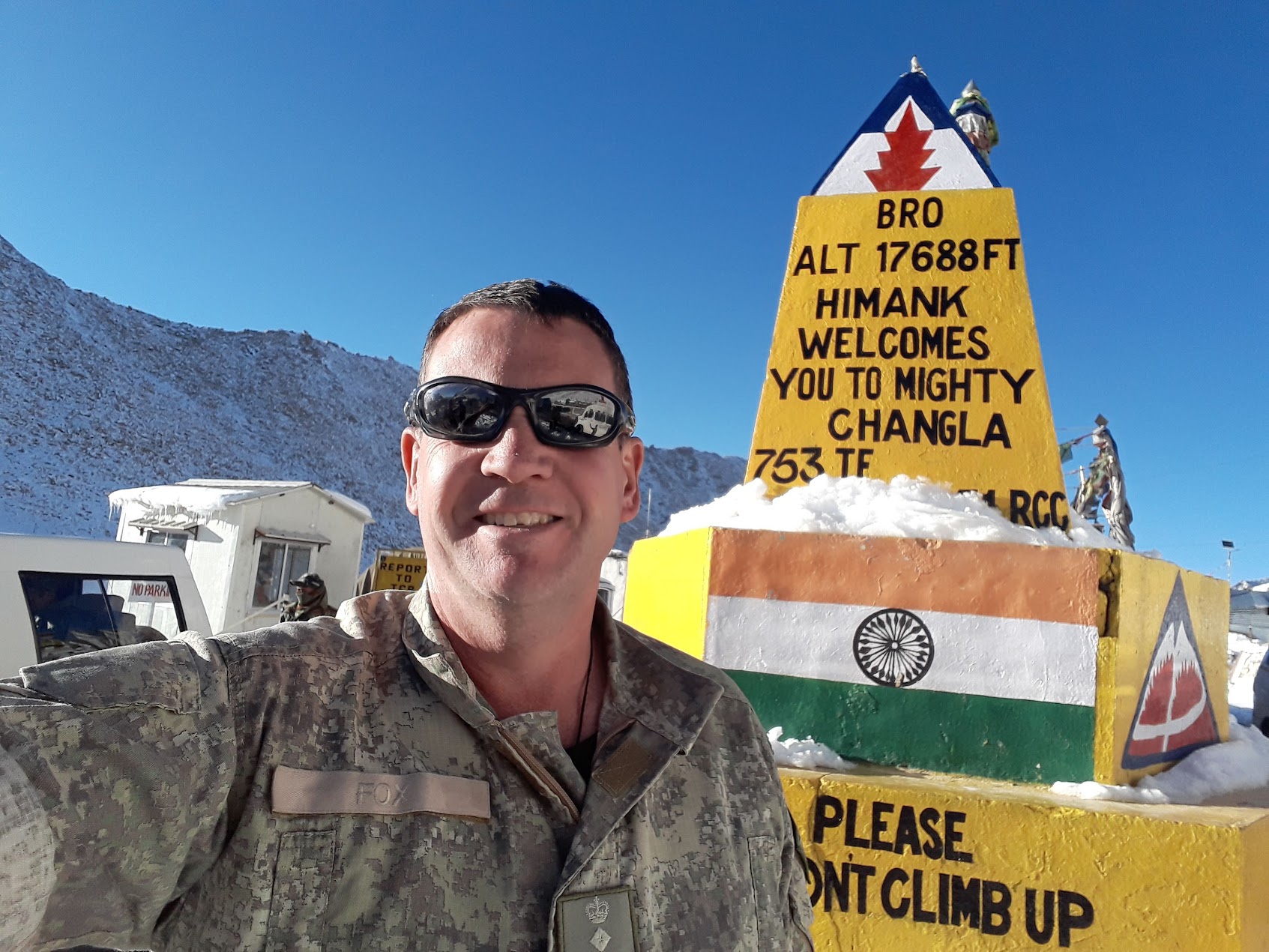 Andrew at Changla Pass